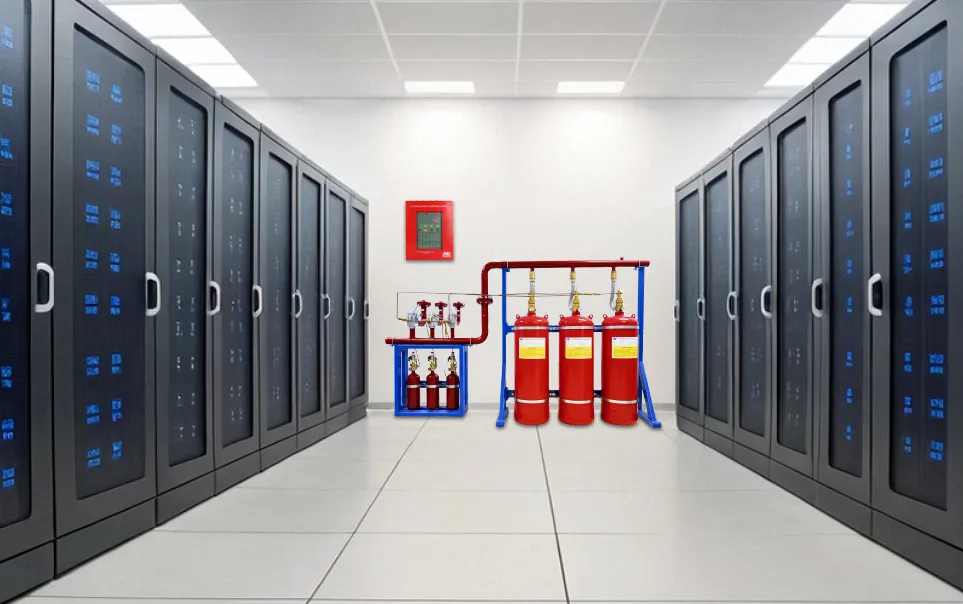 FM-200 Gas Suppression System in Rwanda for Service Data Center